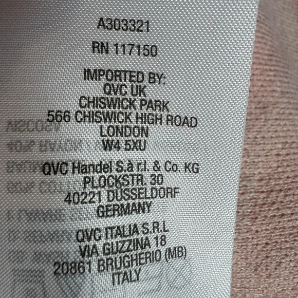 Belle by Kim Gravel Pink Animal Print V Neck Sweater - Picture 6 of 6